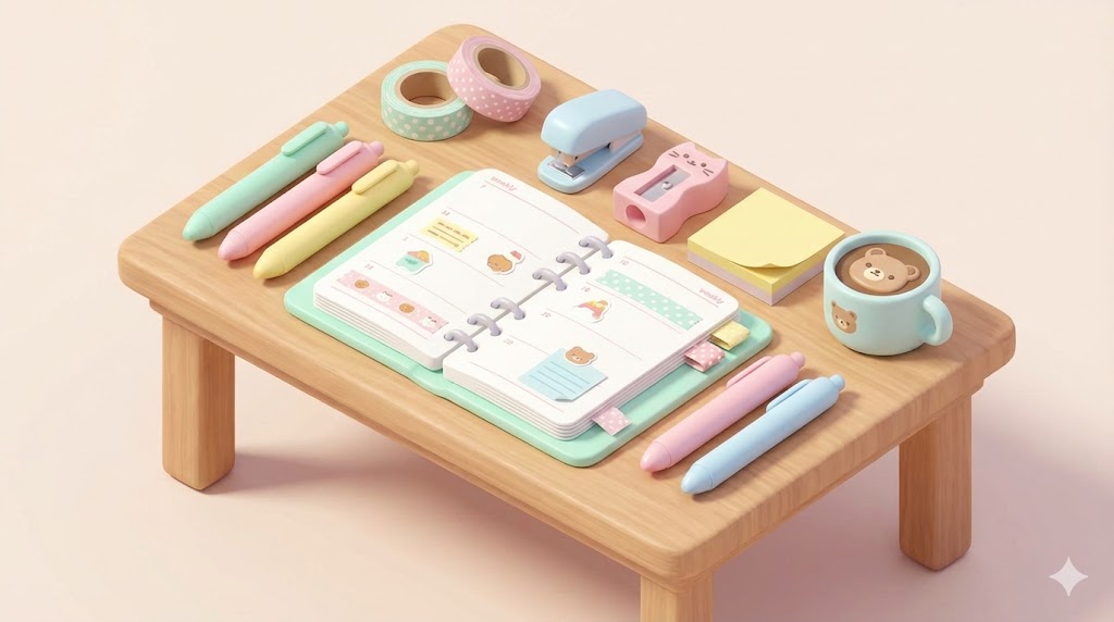 Journaling with pen and paper for emotional clarity Tech Illustration