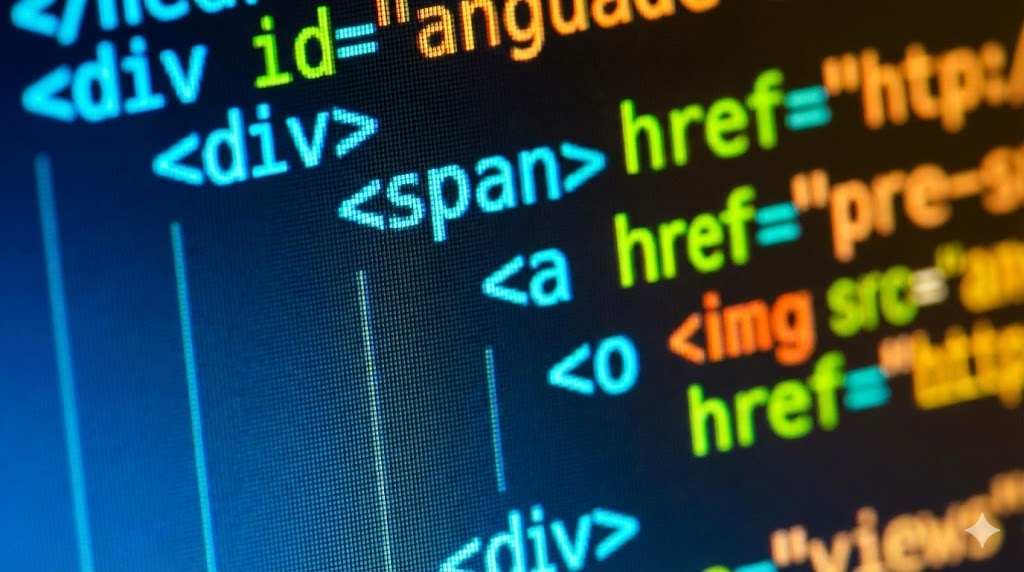 Web developer building a full-stack application Tech Illustration