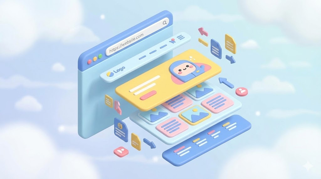 Web developer building a full-stack application Tech Reference Visual